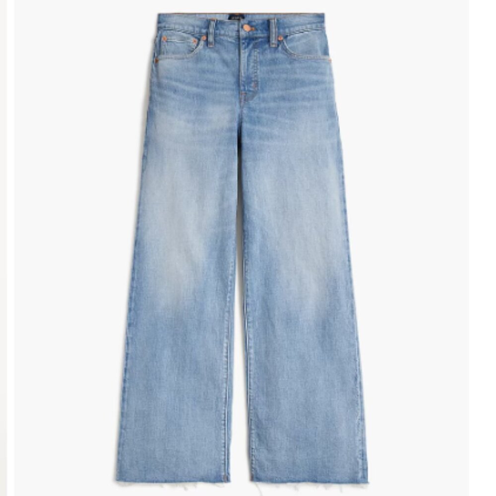J.Crew Wide-leg cropped jean in all-day stretch - Picture 4 of 14